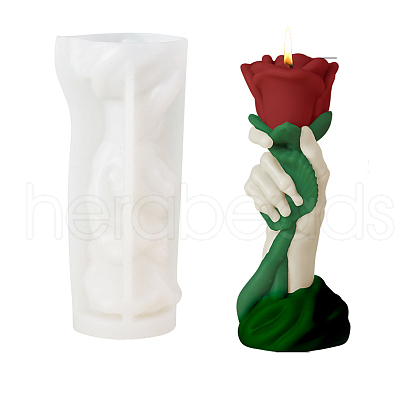 3D Holy Cup DIY Candle Silicone Statue Molds DIY-K064-02C-1