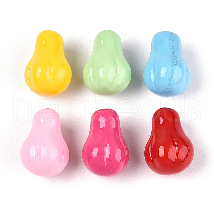 Opaque Acrylic Beads OACR-N146-08-1