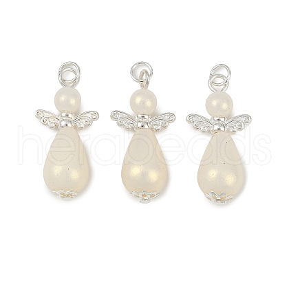 ABS Plastic Imitation Pearl Pendants PALLOY-JF04009-1