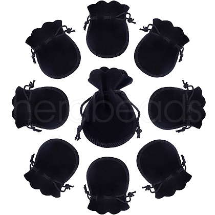 Beebeecraft 20Pcs Gourd Velvet Drawstring Bags TP-BBC0001-07A-04-1