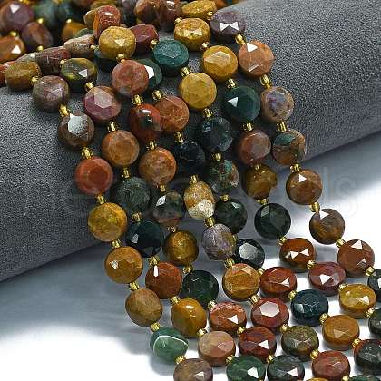 Natural Ocean Jasper Beads Strands G-C116-A93-01-1