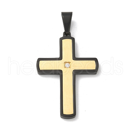 Ion Plating(IP) 304 Stainless Steel Pendants STAS-G346-25GEB-1