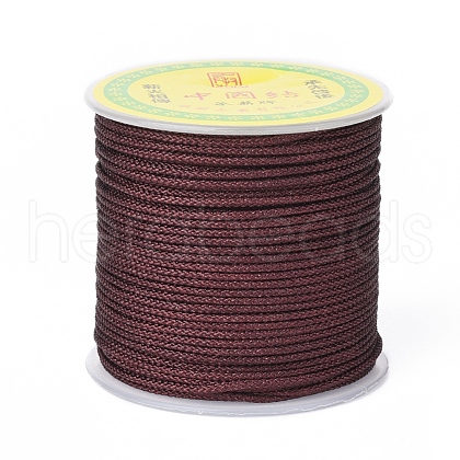 Polyester Braided Cord for Jewelry Making OCOR-F011-C01-1