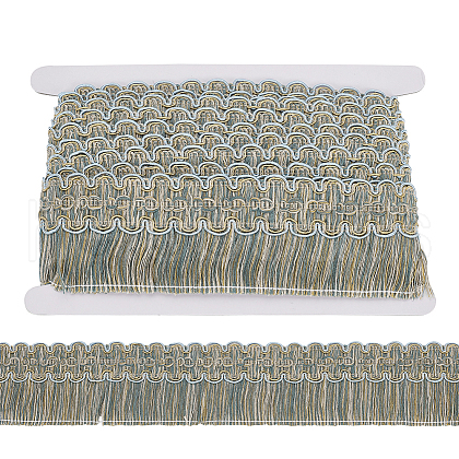 Fingerinspire 5 Yards Polyester Tassel Ribbon DIY-FG0006-07-1