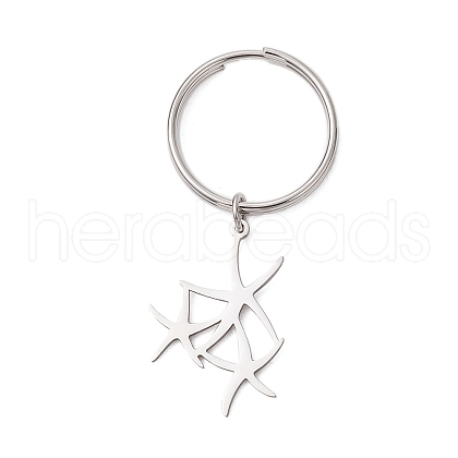 201 Stainless Steel Keychain KEYC-JKC01184-04-1