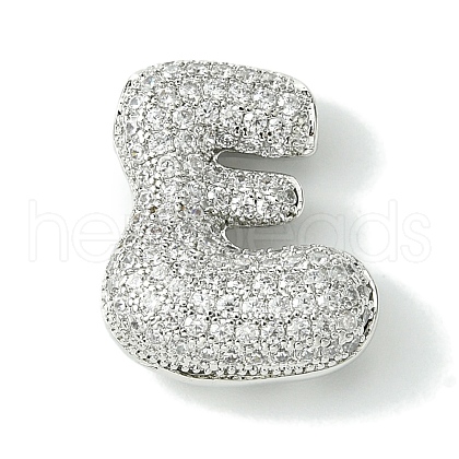 Rack Plating Brass Cubic Zirconia Pendants KK-S378-02P-E-1