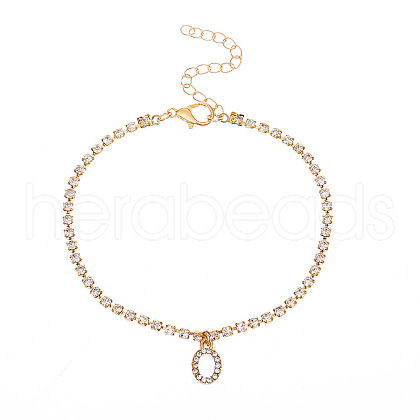 Fashionable and Creative Rhinestone Anklet Bracelets DA6716-15-1