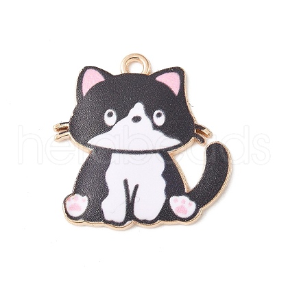 Alloy Enamel Pendants FIND-H047-01G-01-1
