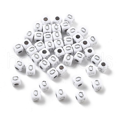 Opaque Acrylic Beads OACR-D282-06O-1