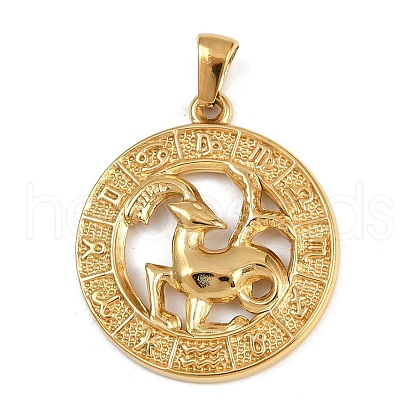 304 Stainless Steel Pendants STAS-C131-03G-06-1