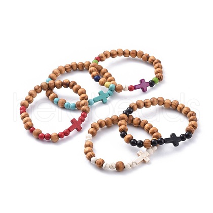 Stretch Bracelets BJEW-JB04620-1