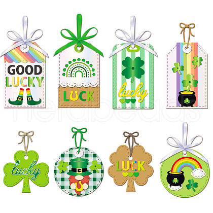 Saint Patrick's Day Carbon Steel Cutting Dies Stencils DIY-WH0309-1587-1