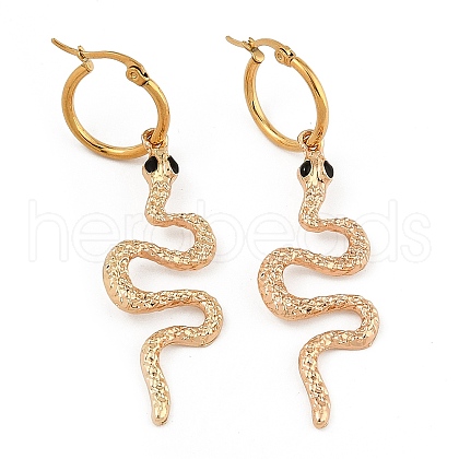 Alloy Hoop Earrings EJEW-R021-04KCG-03-1