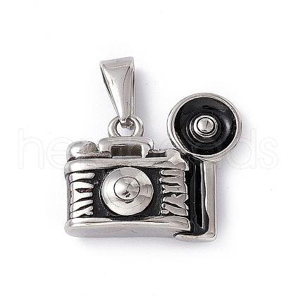 304 Stainless Steel Pendants STAS-G285-01AS-1
