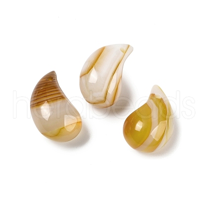 Natural Striped Agate/Banded Agate Pendants G-NH0047-01B-1