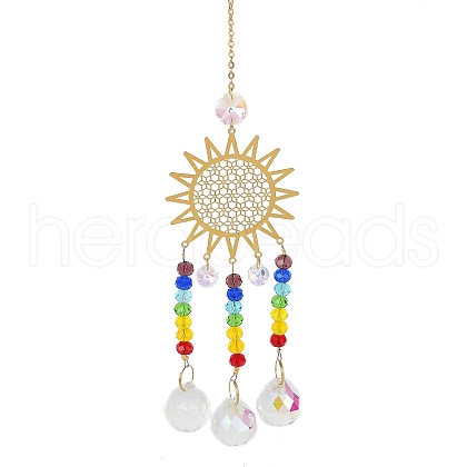 Alloy Hollow Hanging Ornaments HJEW-Q012-02A-1