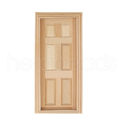 Wooden Door Miniature Ornaments PW-WG3E878-01-1