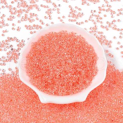 8/0 Inside Colours Transparent Glass Seed Beads X1-SEED-T007-06H-1
