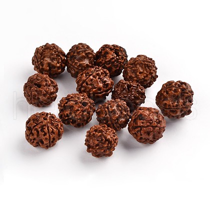 Undyed & Natural Wood Beads WOOD-Q007-3-1