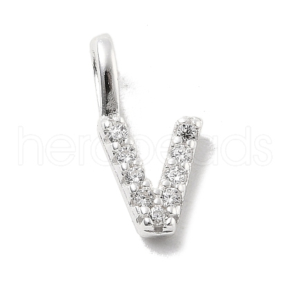 925 Sterling Silver with Cubic Zirconia Charms STER-Q004-01V-S-1