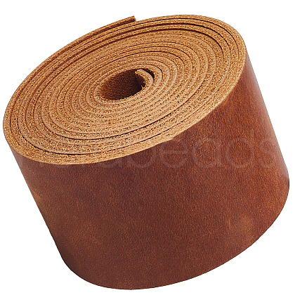 1.6M Flat AB Grade Cowhide Leather Cord AJEW-WH0007-59D-05-1
