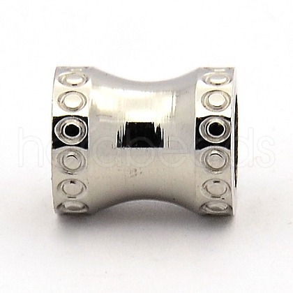 Tarnish Resistant Stainless Steel Beads STAS-M003-09S-1