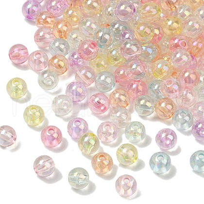 Transparent Acrylic Beads OACR-B031-06-8mm-1