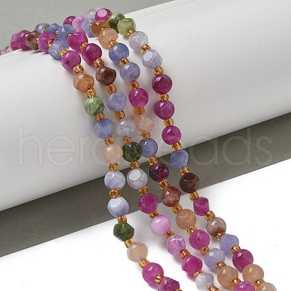 Natural Tourmaline Beads Strands G-K387-A11-01-1