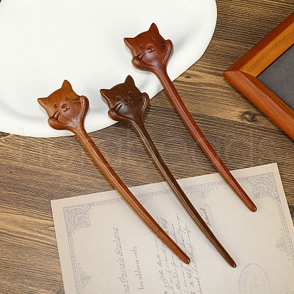 Wooden Antique Hair Forks PW-WG11FA1-03-1