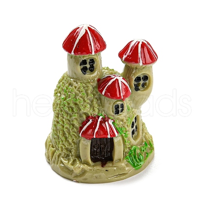 Resin Miniature Mini Mushroom House MIMO-PW0001-201C-1