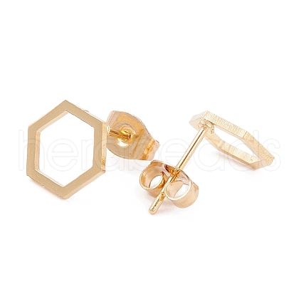 304 Stainless Steel Stud Earrings EJEW-Z012-07G-1