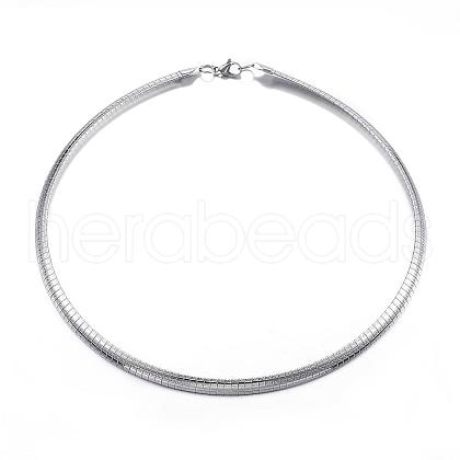 Tarnish Resistant 304 Stainless Steel Necklaces NJEW-E080-05P-1