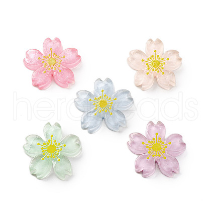 Opaque Resin Cabochons RESI-R455-01I-1