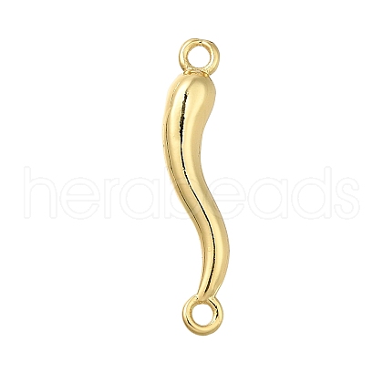 Brass Horn of Plenty Connector Charms KK-V002-20G-1