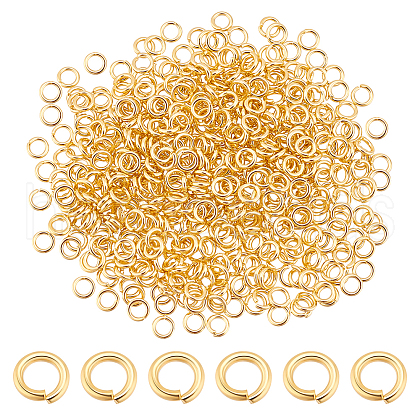 AHADERMAKER 600Pcs 304 Stainless Steel Open Jump Rings STAS-GA0001-61-1