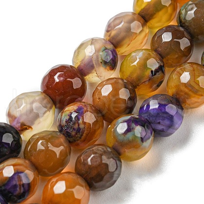 Natural Agate Beads Strands X-G-C082-A01-03-1