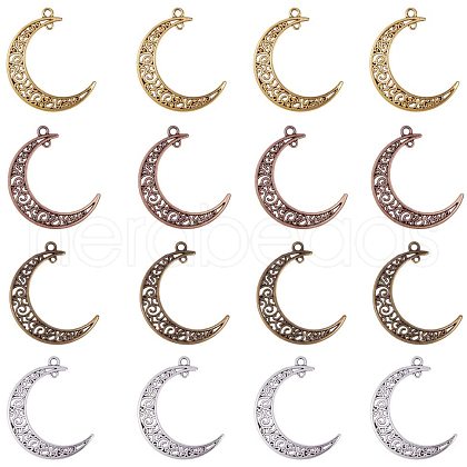 Tibetan Style Alloy Links TIBE-PH0004-73-1