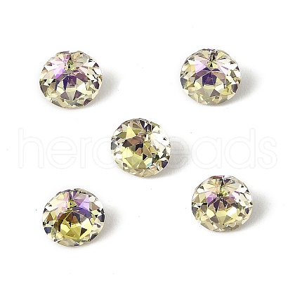 Glass Rhinestone Cabochons GLAA-A018-6mm-001GY-1