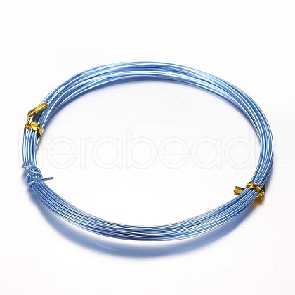 Round Aluminum Craft Wire AW-D009-1mm-10m-19-1