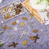 Tibetan Style Pendants and Tibetan Style Alloy Chandelier Components Links TIBEP-TA0002-28-7