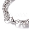 304 Stainless Steel Rope Chain Bracelets BJEW-I274-09S-2