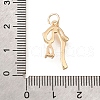 Brass Micro Pave Cubic Zirconia Pendants KK-V008-13G-03-3