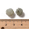 Natural Labradorite Carved Flower Beads G-O156-B-25-3