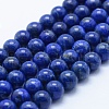 Natural Lapis Lazuli Beads Strands G-P342-01-8mm-AB-1