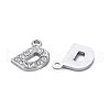 Alloy Pendants ALRI-N039-001D-RS-3