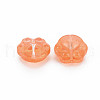 Transparent Baking Painted Glass Beads GLAA-S190-021-A01-3