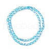 Transparent Electroplate Glass Beads Strands EGLA-I017-03-AB03-2