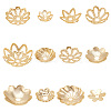 ARRICRAFT 72Pcs 12 Style Brass Bead Caps KK-AR0003-97-1