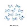 Electroplated Bowknot Resin Cabochons MRMJ-R128-16D-2