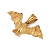 304 Stainless Steel Pendants STAS-V012-02AG-2